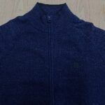 Exported Full Zipper Sweater |  JK14-Navy - Image 2