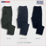 3 Premium Cargo Trouser Bundle | JOG25-3 pcs Bundle - Image 4
