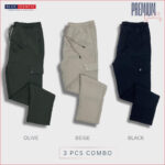 3 Premium Cargo Trouser Bundle | JOG25-3 pcs Bundle
