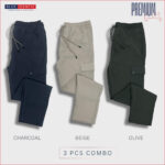 3 Premium Cargo Trouser Bundle | JOG25-3 pcs Bundle - Image 3