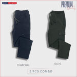 2 Premium Cargo Trouser Bundle | JOG25-2 pcs Bundle - Image 2