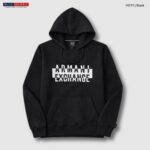 Premium Designer Ribbed Hoodie | HD11-Black