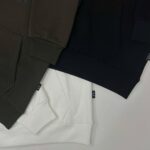 Premium Designer Ribbed Hoodie | HD11-Olive - Image 4