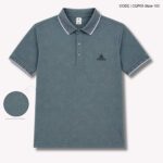 2 Pcs Combo Imported Monogram Jacquard Polo – CQP05 - Image 3
