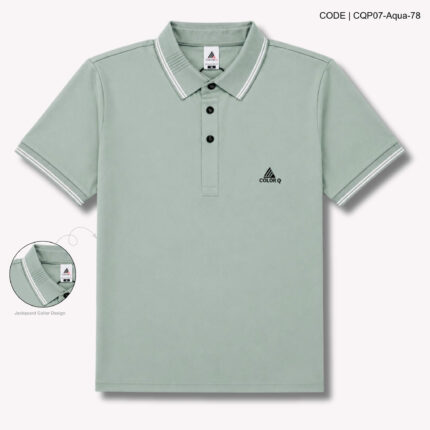 Imported Solid Executive Polo – CQP07-Aqua