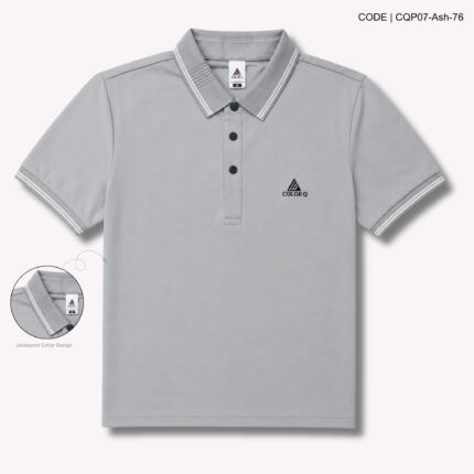 Imported Solid Executive Polo – CQP07-Ash