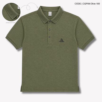 Imported Platinum Solid Polo – CQP08-Olive-180
